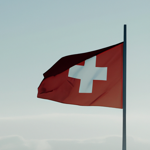 Le drapeau de la Suisse