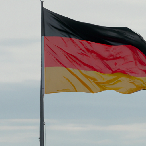Le drapeau de l'Allemagne