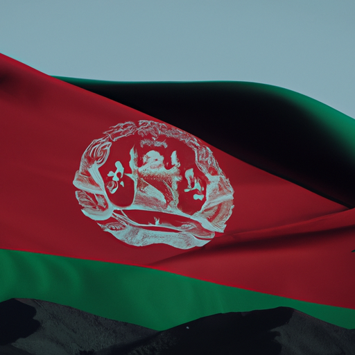 Le drapeau de l'Afghanistan
