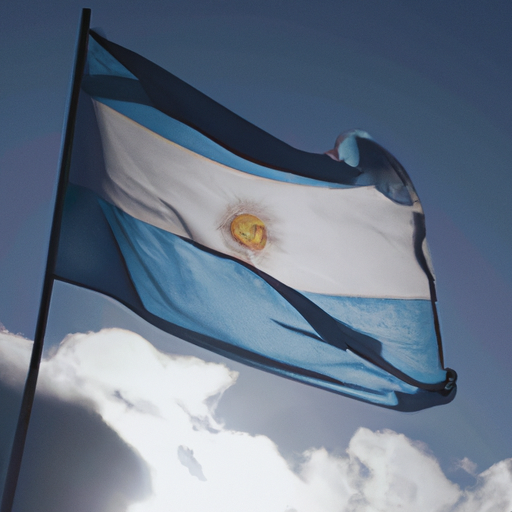 Le drapeau de l'Argentine